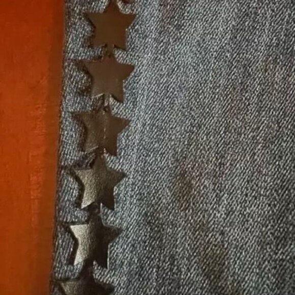 Driftwood Womens Jackie Skinny Jeans With Star Embellishments Denim - Picture 4 of 5